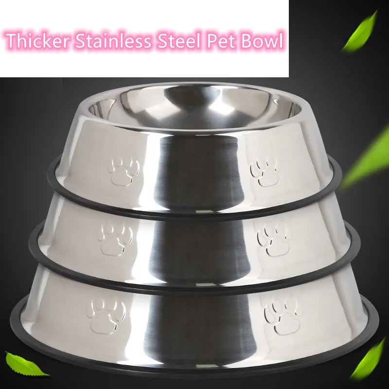 KYNTRA™ – Non-Skid Stainless Steel Dog Food Bowl