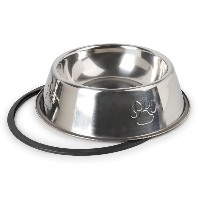 KYNTRA™ – Non-Skid Stainless Steel Dog Food Bowl