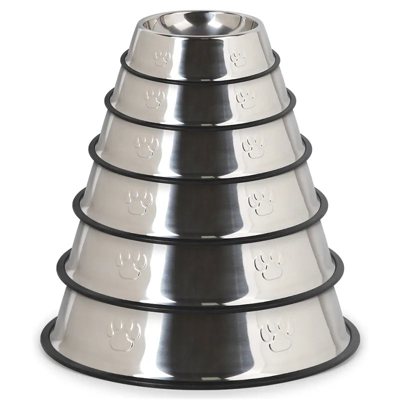 KYNTRA™ – Non-Skid Stainless Steel Dog Food Bowl