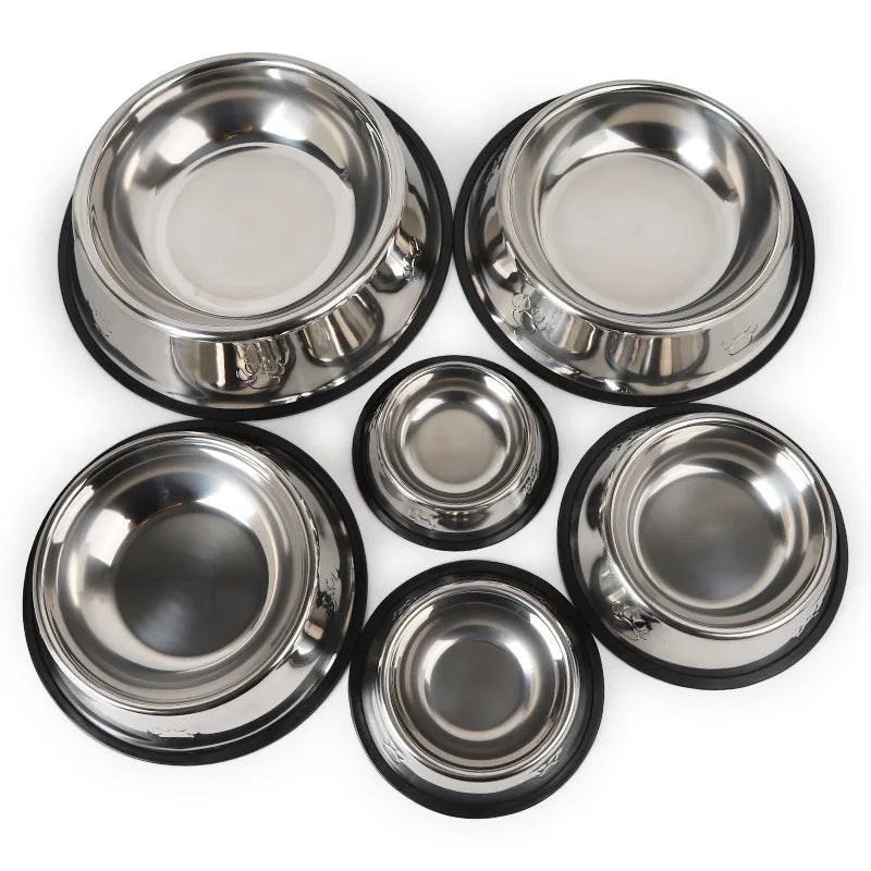 KYNTRA™ – Non-Skid Stainless Steel Dog Food Bowl