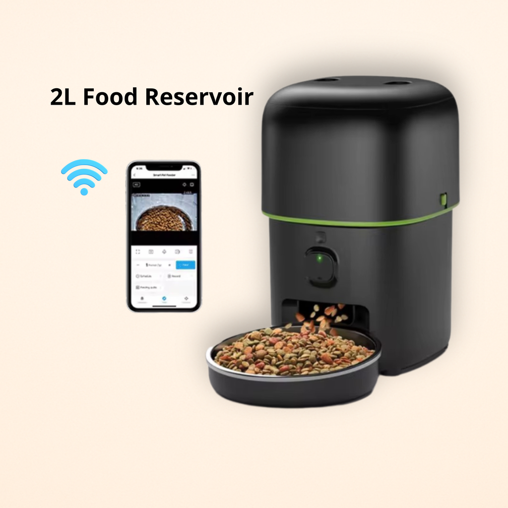 FURPIPI 1080P Smart Automatic Cat Feeder with Camera WiFi 2.4G/5G App Control