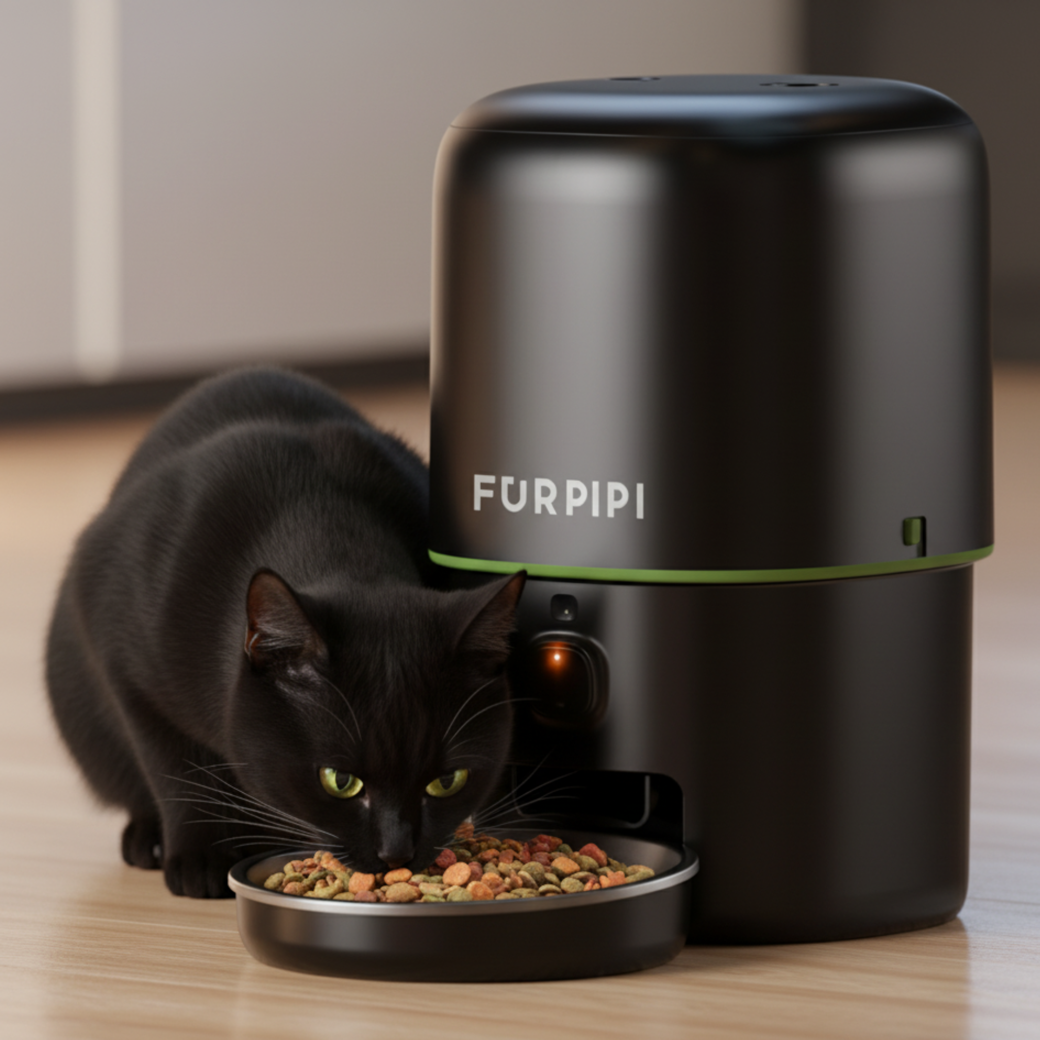 FURPIPI 1080P Smart Automatic Cat Feeder with Camera WiFi 2.4G/5G App Control