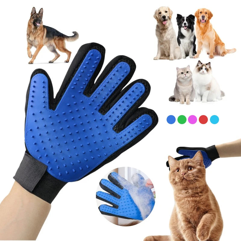 KYNTRA™ – Soft Cat Grooming Glove, Massage and Hair Removal
