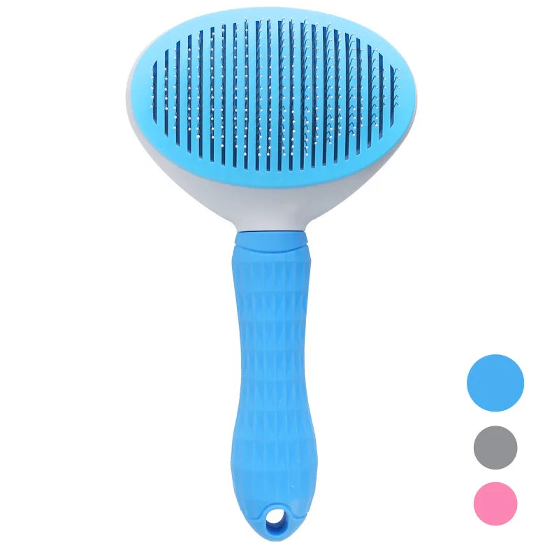 KYNTRA™ – Self-Cleaning Cat Brush, Gentle and Pain-Free