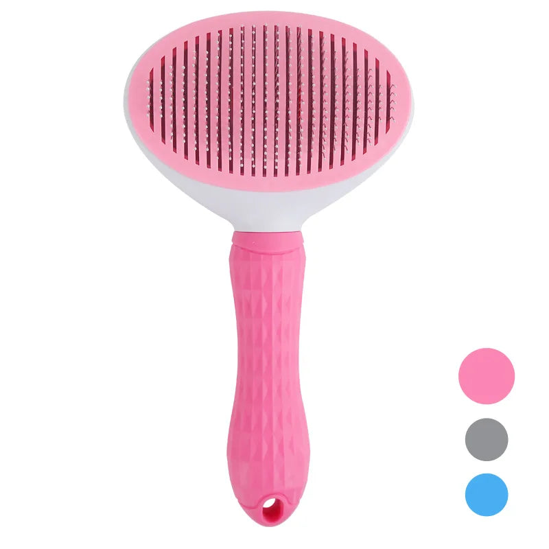 KYNTRA™ – Self-Cleaning Cat Brush, Gentle and Pain-Free