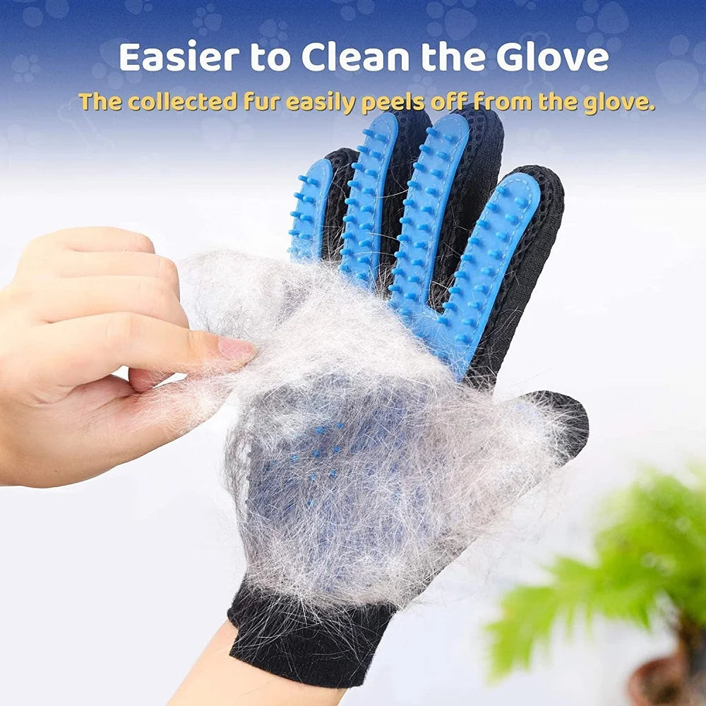KYNTRA™ – Soft Cat Grooming Glove, Massage and Hair Removal
