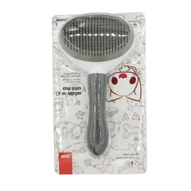 KYNTRA™ – Self-Cleaning Cat Brush, Gentle and Pain-Free