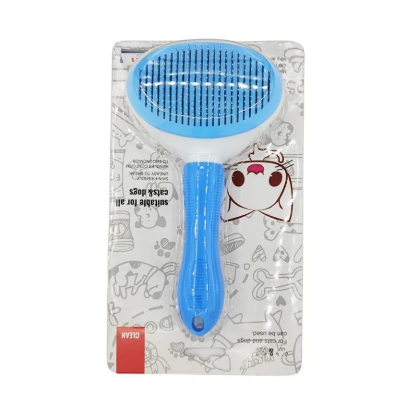 KYNTRA™ – Self-Cleaning Cat Brush, Gentle and Pain-Free