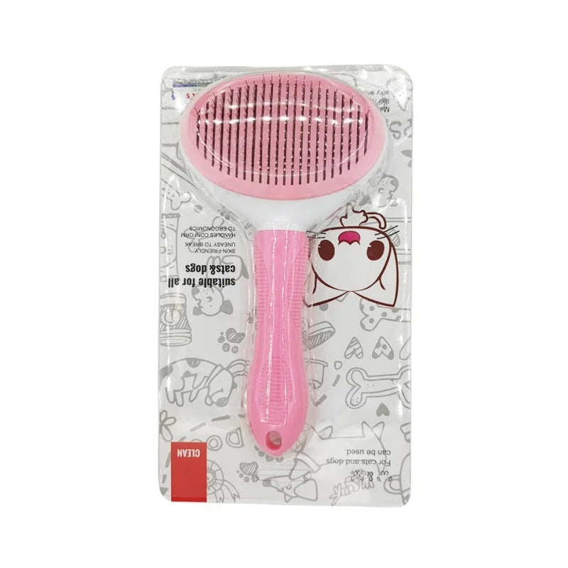 KYNTRA™ – Self-Cleaning Cat Brush, Gentle and Pain-Free